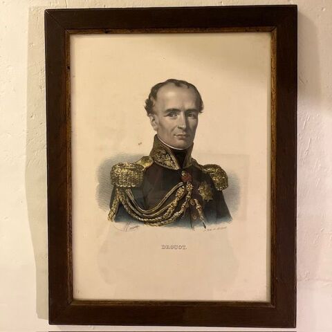 Portrait g�n�ral d'Empire Napol�on DROUOT GRAVURE r�hauss�e Neuilly-sur-Seine (92)