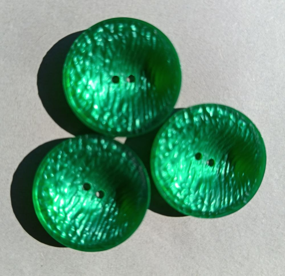 Lot Cr&eacute;atif 15 Boutons Nuances de Vert &amp; Formes Vari&eacute;es Décoration