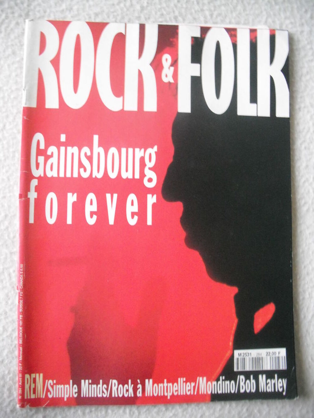 magazine rock&amp;folk N&deg;284 Consoles et jeux vidéos