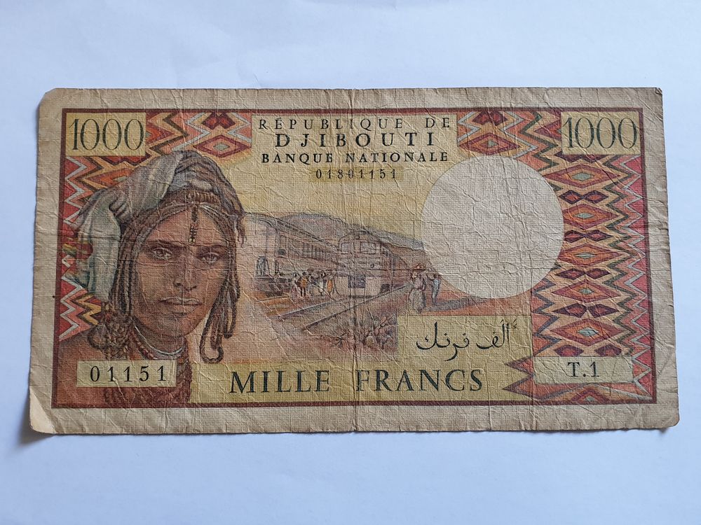 Billet 1000 francs sans l'ann&eacute;e 