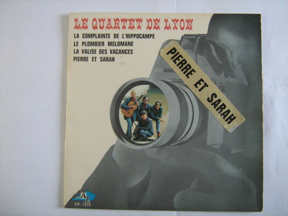 LE QUARTET DE LYON PIERRE ET SARAH sur disque AZ N&deg; EP 1270 CD et vinyles