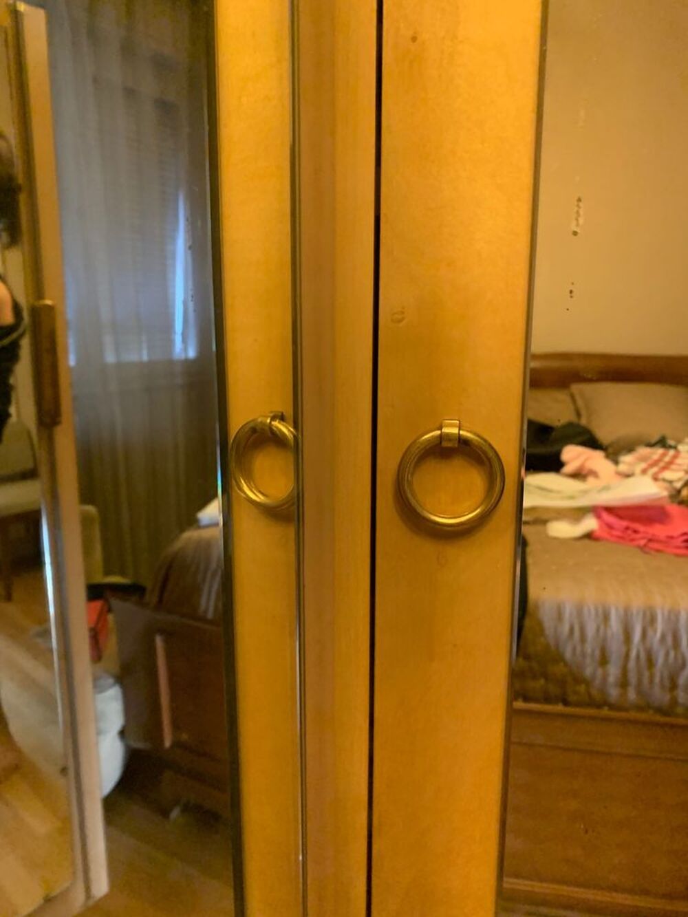 Armoire basse d'&eacute;beniste ann&eacute;es 30/40 en bois pr&eacute;cieux Meubles