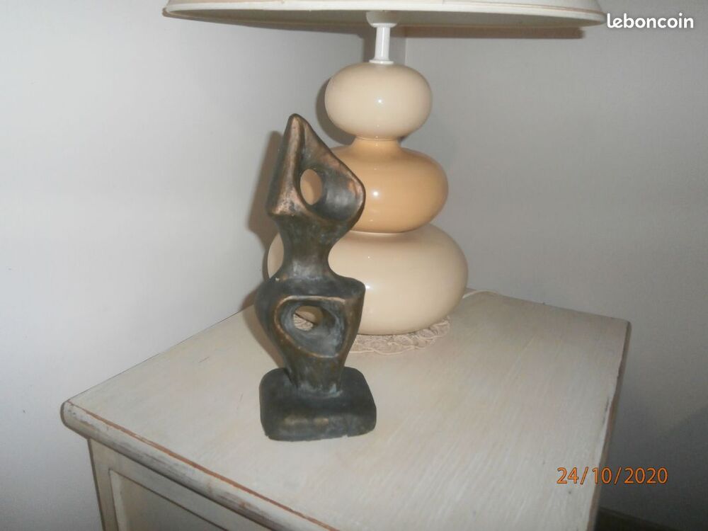 Sculpture contemporaine en terre cuite TBE Décoration