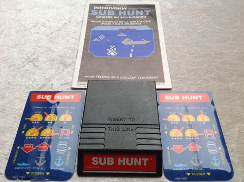 SUB HUNT INTELLIVISION RETROGAMING Envoi Possible 9 Trégunc (29)