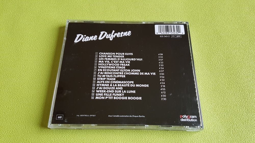 DIANE DUFRESNE CD et vinyles
