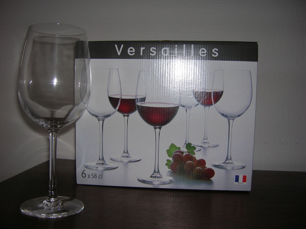 6 Verres &agrave; pieds 58cl Cuisine