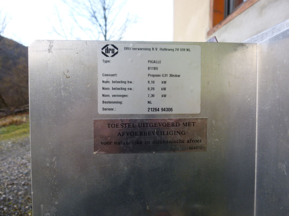 Chauffage au gaz propane Electroménager