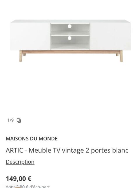 meuble télé 100 Issy-les-Moulineaux (92)