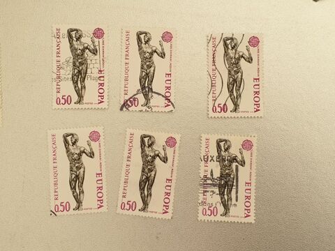 Timbre france L'ge d'airain de Rodin Europa 1974- lot 0.48 0 Marseille 9 (13)