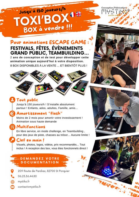 Animation escape Game Grand Public 0 82700 Saint-porquier