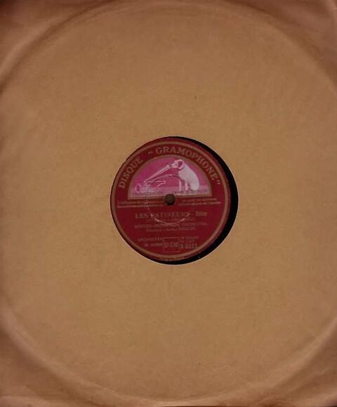 Disque Vinyl BOSTON PROMENADE ORCHEST 78 tours LES PATINEURS 4 Antony (92)