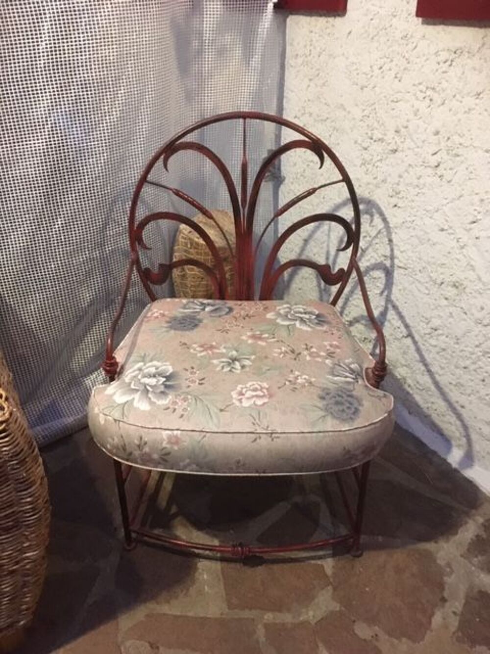 Fauteuil en fer forg&eacute; Meubles