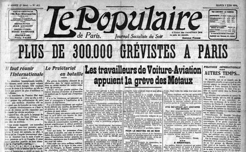 Ancien journaux (Populaire Dimanche national) 0 Varades (44)