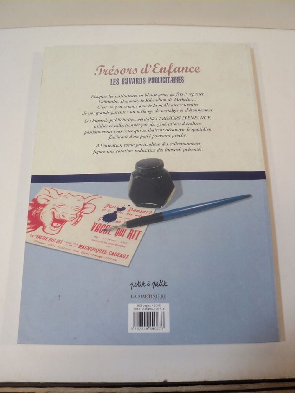Livre Tr&eacute;sors d'Enfance, Les Buvards Publicitaires. 