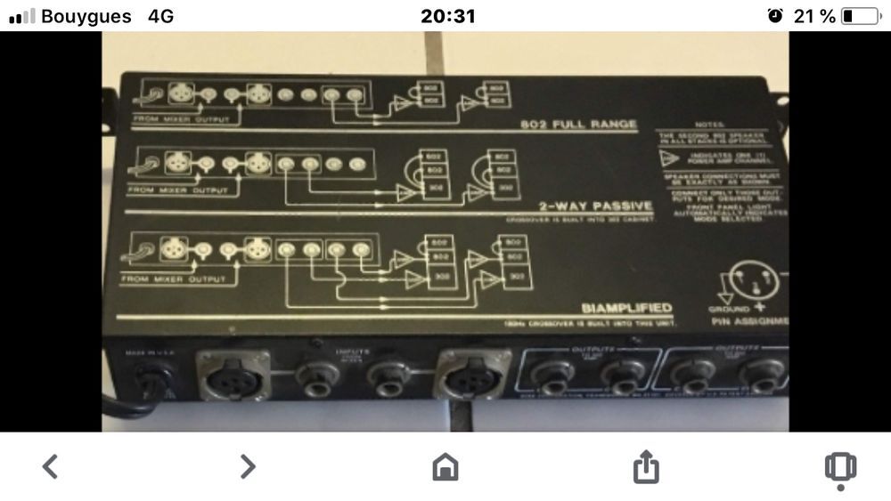 enceintes bose ampli processeur pieds Audio et hifi