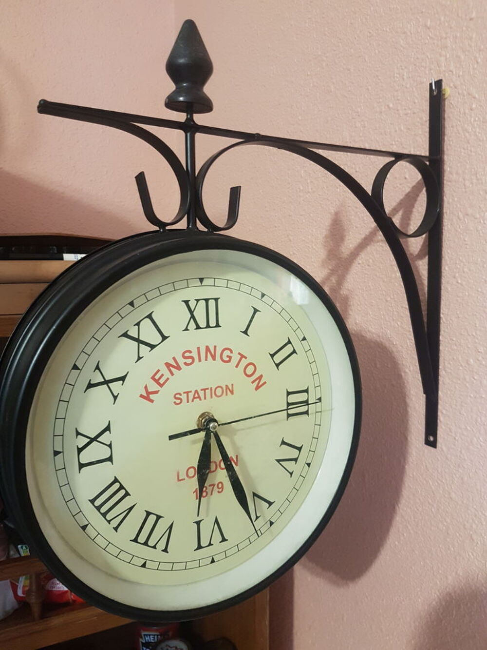Horloge murale Kensington double face Dcoration