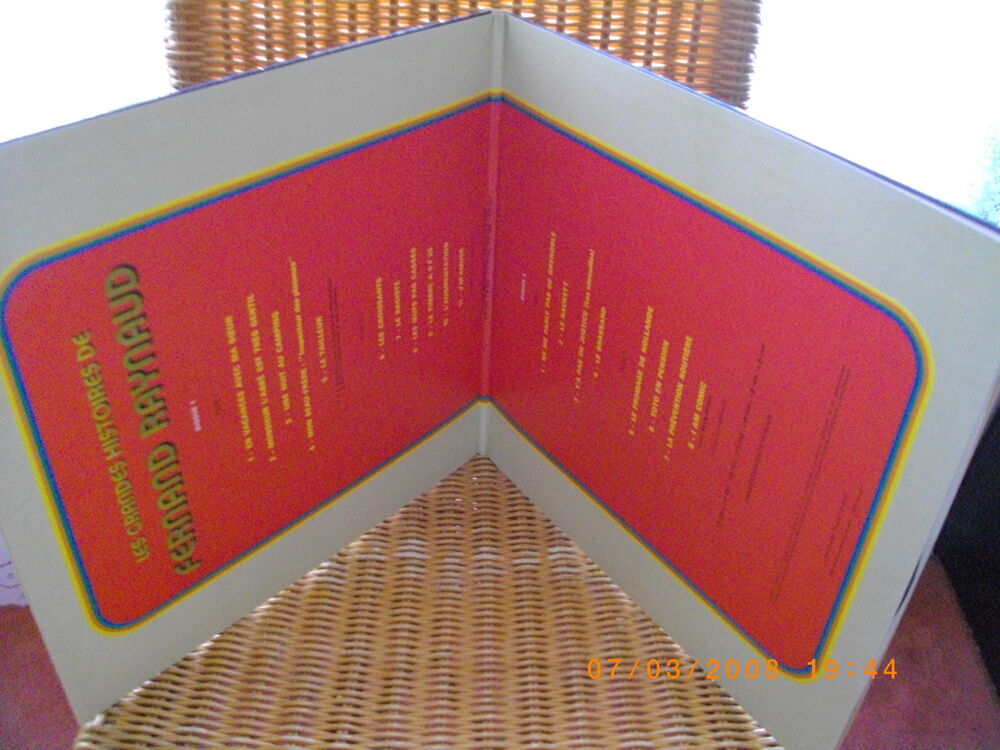Pochette de deux vinyles 33 tours de : "FERNAND RAYNAUD" CD et vinyles