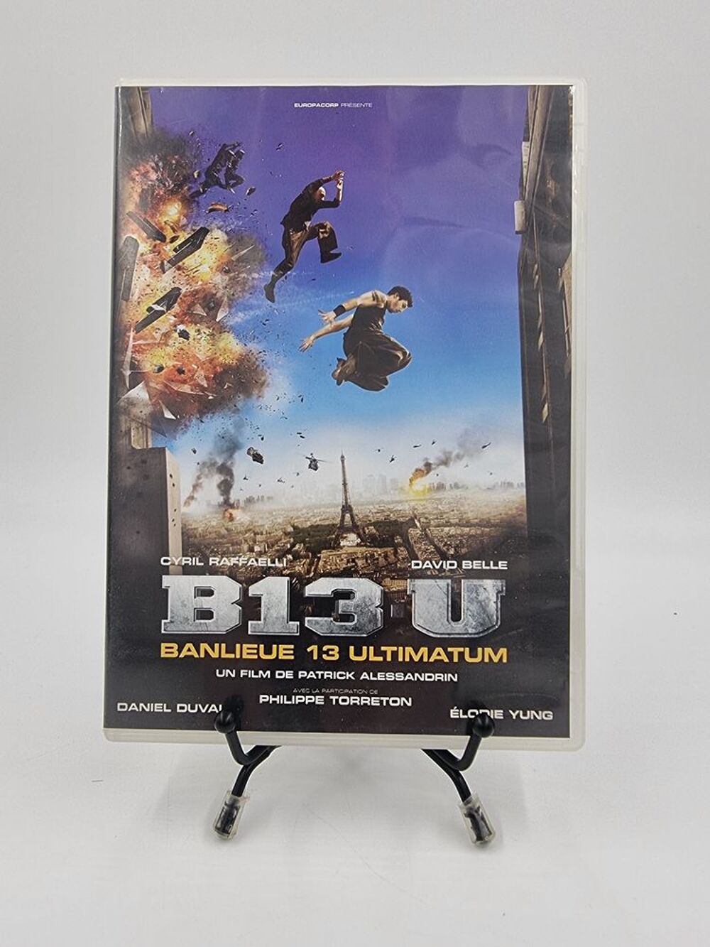 Film DVD B13 U (Banlieue 13 Ultimatum) en boite DVD et blu-ray