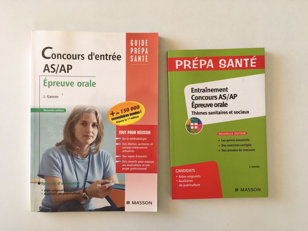 livre concours d'entr&eacute;e AS/AP Livres et BD
