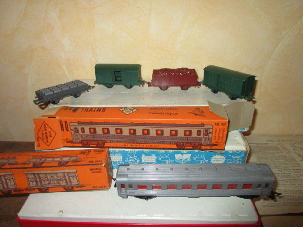 lot wagon jouef+boite 