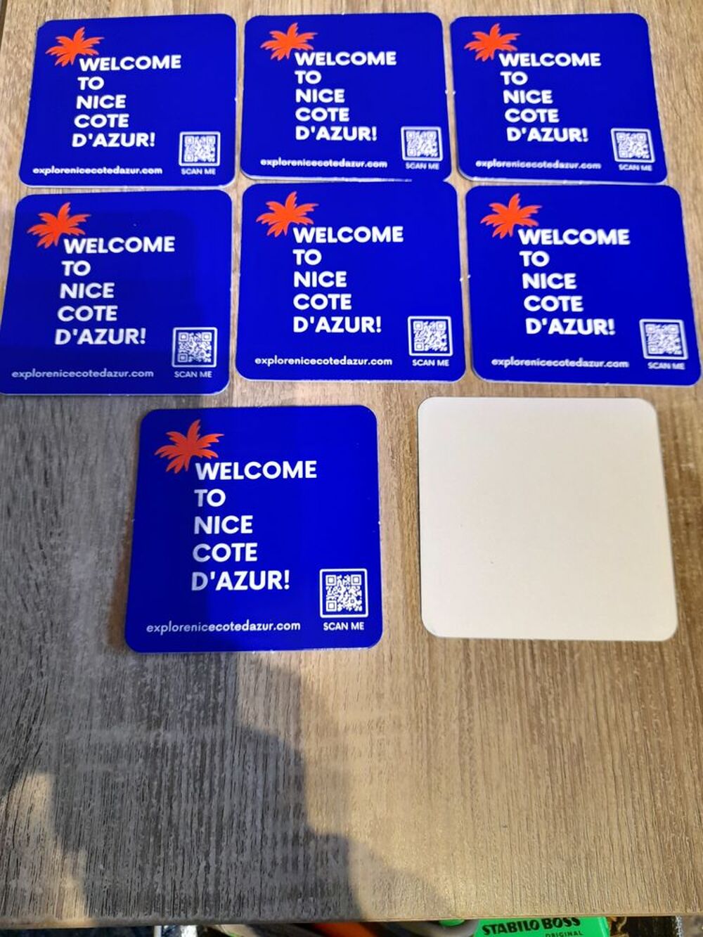 8 sous-verres Nice Cuisine