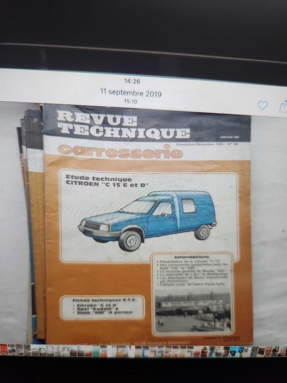 Revues Techniques Automobiles ETAI 