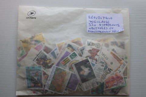 République Togolaise 330 timbres oblitérés différents 12 Modène (84)