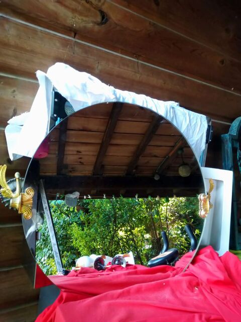 miroir de salle. De bain ronde avec appliques. 40 Le Haillan (33)