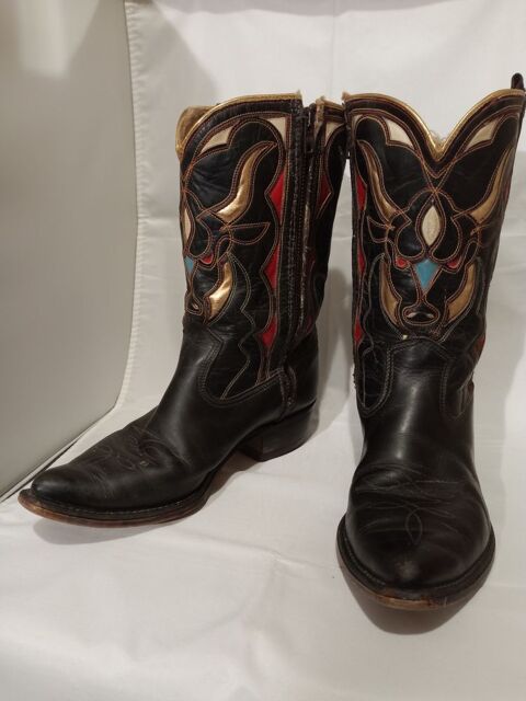 Bottes Texanes Acme Boots tradition buffle or T37-38 600 Alban (81)