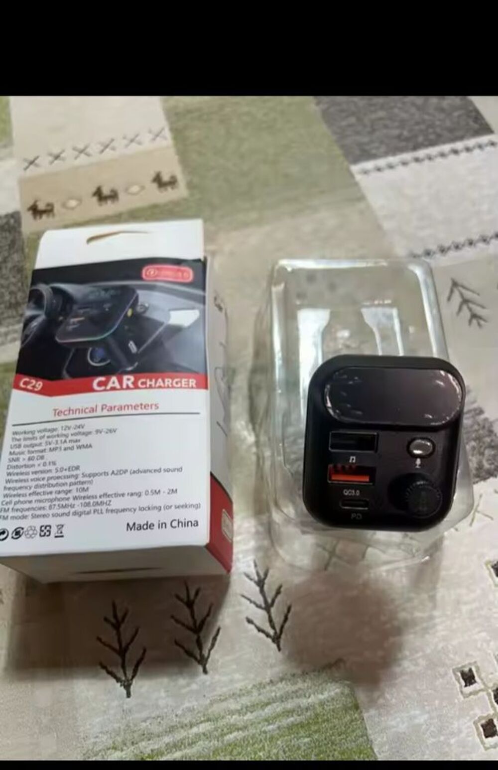 Transmetteur fm Bluetooth allume cigare Audio et hifi