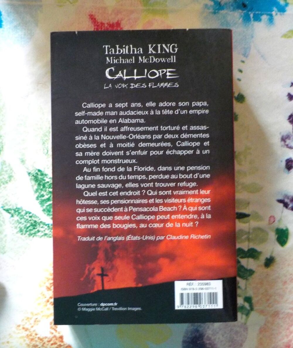 CALLIOPE La voix des flammes de Tabitha KING et M. McDOWELL Livres et BD