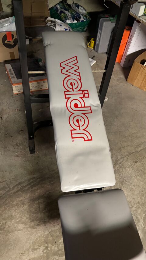 Banc de Musculation Weider en Vinyl Blanc 40 Bagnols-sur-Cze (30)