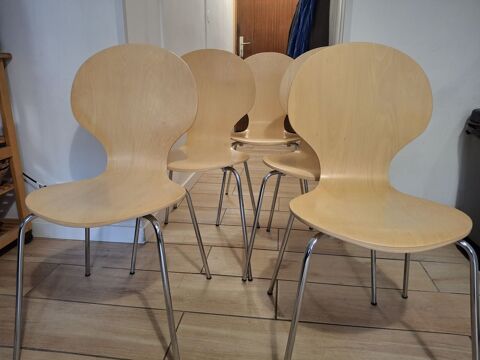 LOT DE 5 CHAISES VINTAGE DESIGN SCANDINAVE 100 Saint-Andr� (66)