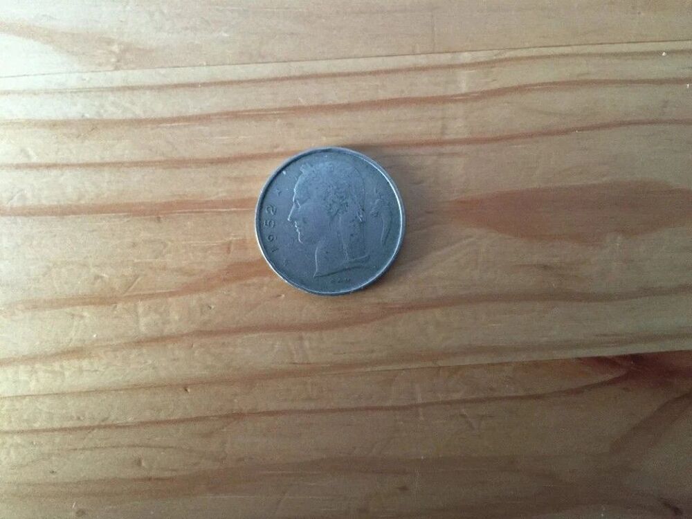 Pi&egrave;ce de monnaie - 1 Francs 1952 (Belgique) 
