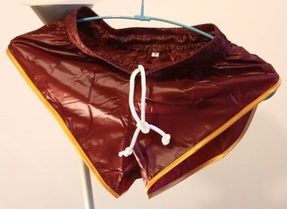 Short Nylon Polyamid Framboise/Gold ciel Vintage S40-M44-L48 Vêtements