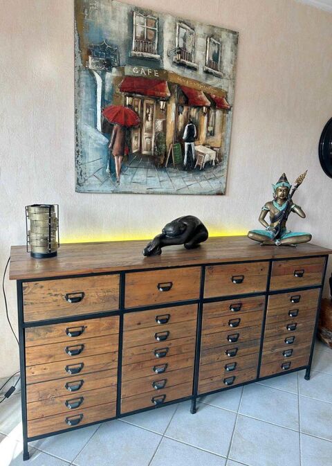 Buffet bas, 4 portes, 4 tiroirs INTERIOR'S 550 Palaiseau (91)