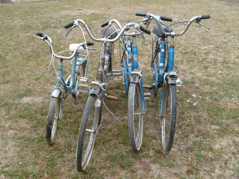 4 V&eacute;los ancien pliant adulte et enfant &agrave; r&eacute;nover Vélos