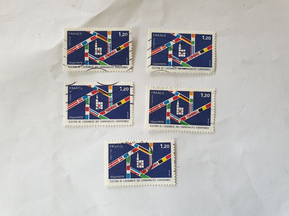 Timbre france Election europe 1979- lot 0.35 euro 