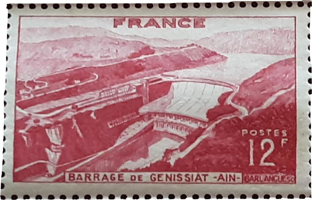 Timbres &agrave; l'unit&eacute;, en groupes, et en lots : barrage de G&Eacute;NI 