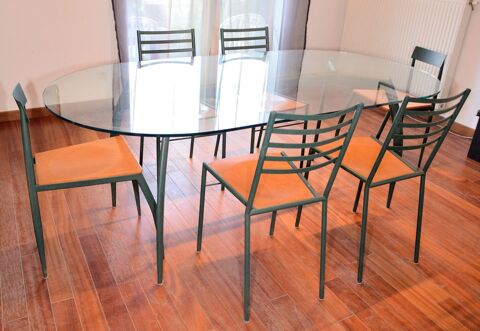 Table salle  manger avec 6 chaises FLY LINE design italien 1090 Bons-en-Chablais (74)