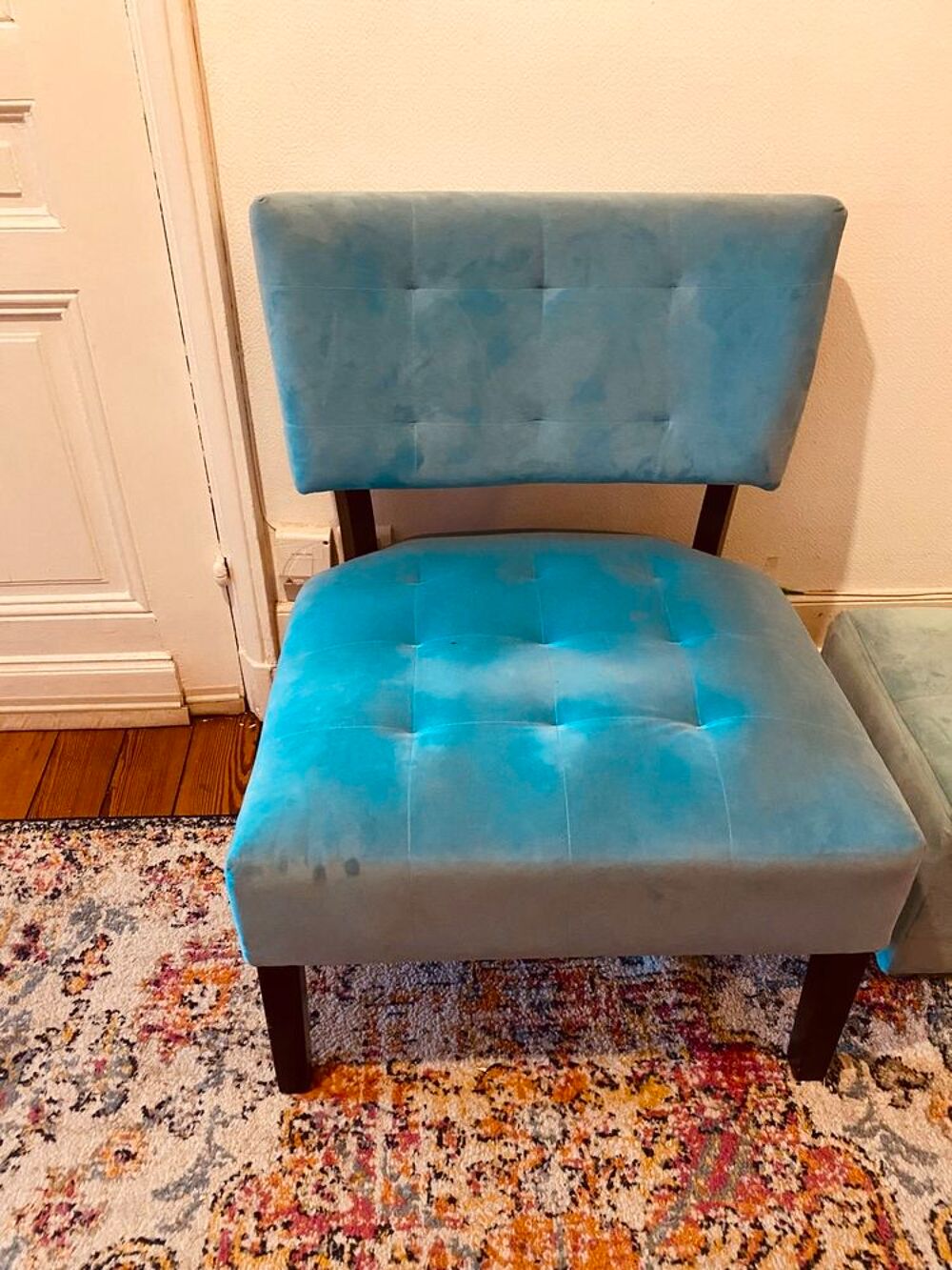 2 chauffeuses en velours LA MAISON CONTEMPORAINE Meubles