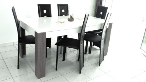 TABLE SALLE A MANGER + 6 CHAISES 0 Yvrac (33)