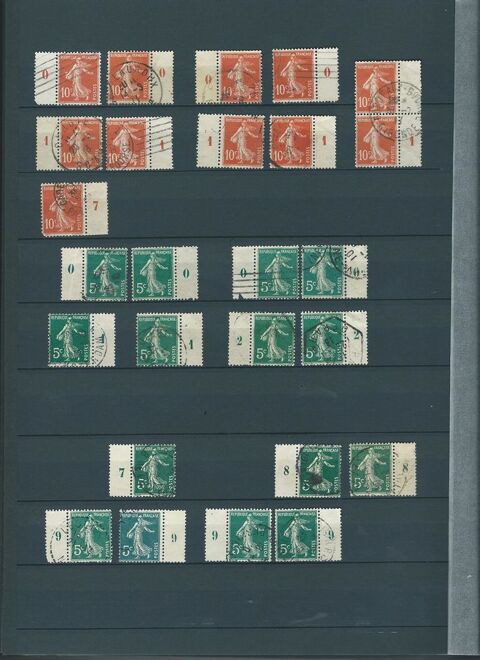 Timbres   SEMEUSE millésimé  0 Mulhouse (68)