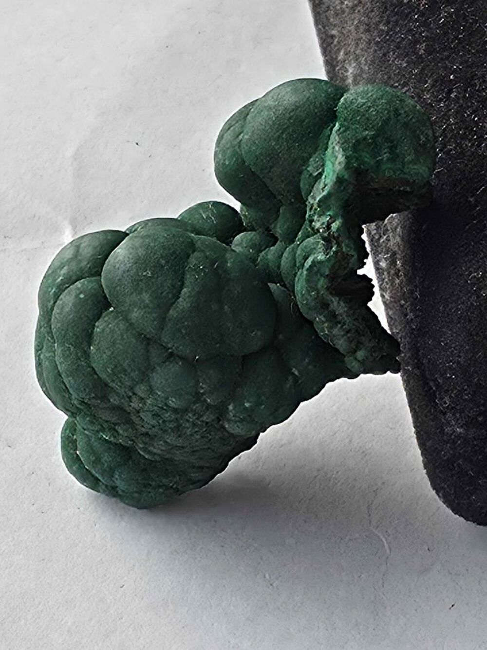 Rare Stalactite de Malachite Brute Vert Profond Katanga RDC-24g 