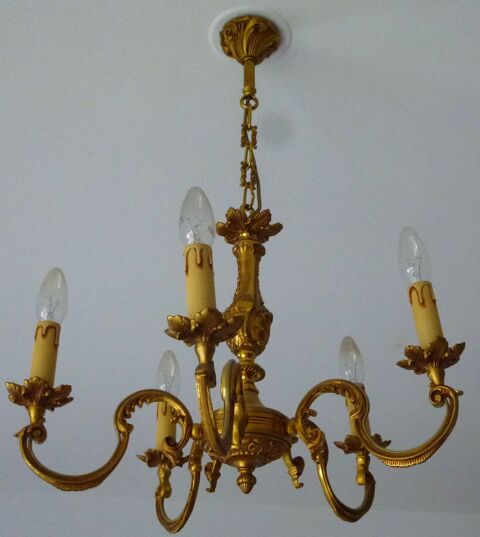 Lustre bronze dor� (59710) 25 M�rignies (59)