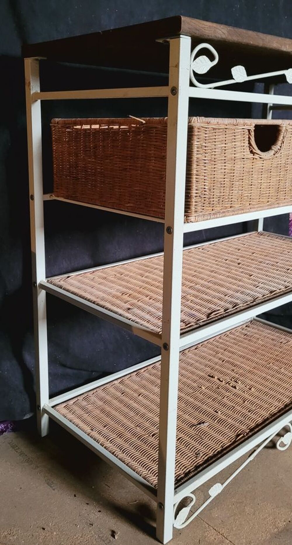 Console bois et fer forg&eacute; Meubles