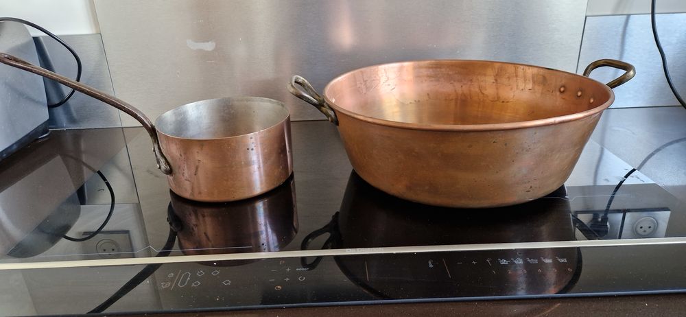 Casserole et marmite &agrave; confiture en cuivre Cuisine