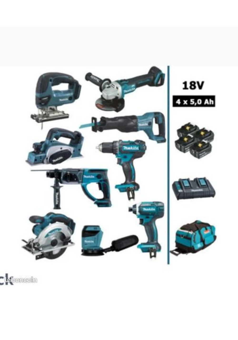 Pack makita 9 outils Bricolage