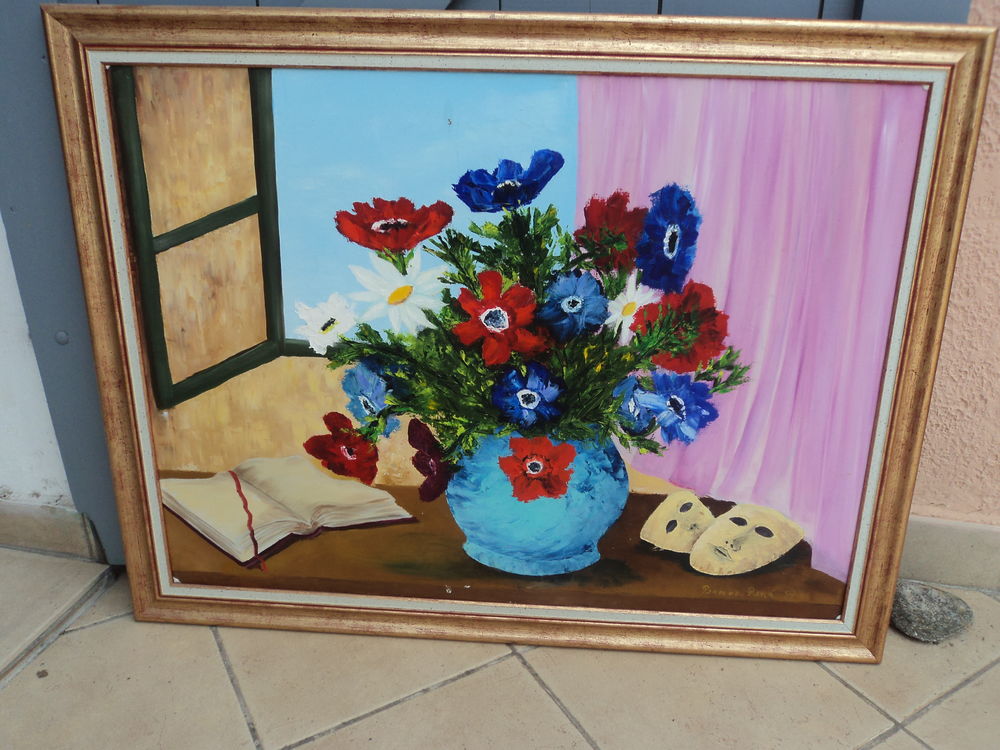 GRAND TABLEAU SUR TOILE Décoration