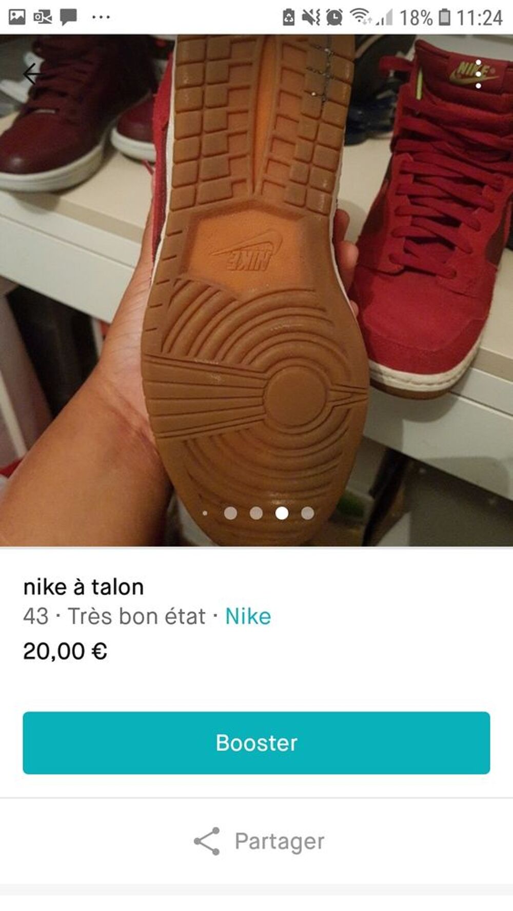 basket nike &agrave; talon Chaussures